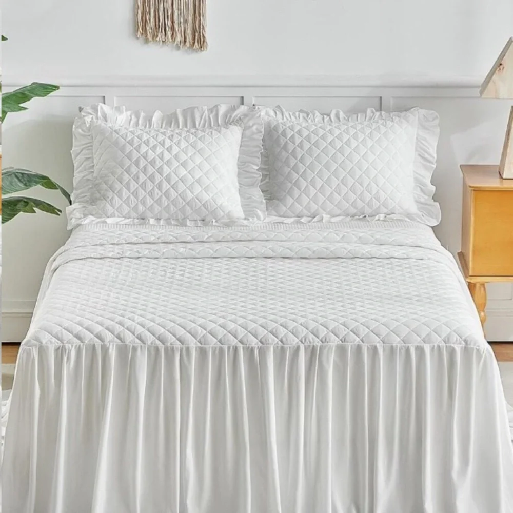 Ruffle Skirt Bedspread Set - 30